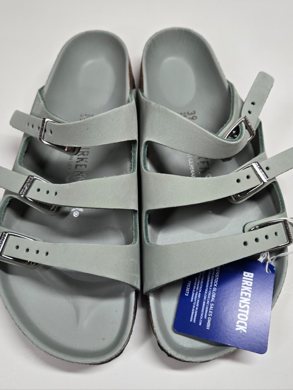 NEW Birkenstock Florida Black 3 Strap Sandals